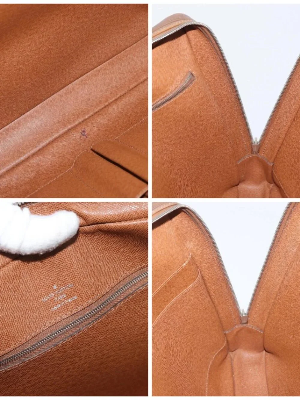 LOUIS VUITTON Epi Porte Documents Voyage Business Bag Brown